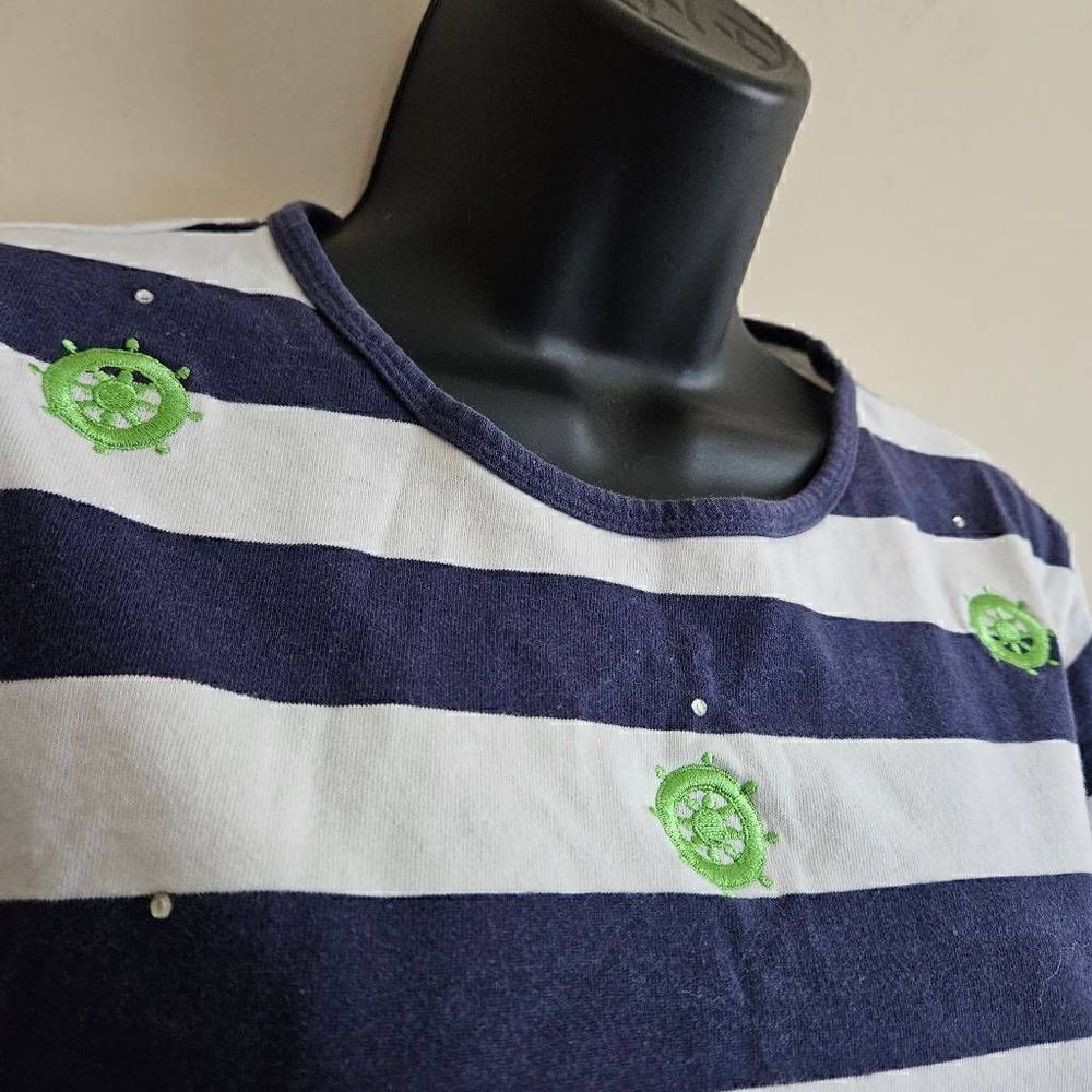 Quacker Factory Nautical T-shirt - Picture 3 of 7